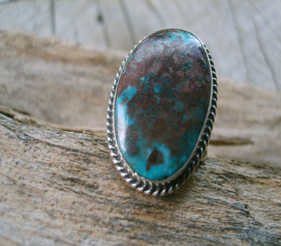 Turquoise Ring sz 7 - Stormy